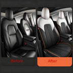 Leather seat covers for Tesla Model Y 2020-2024