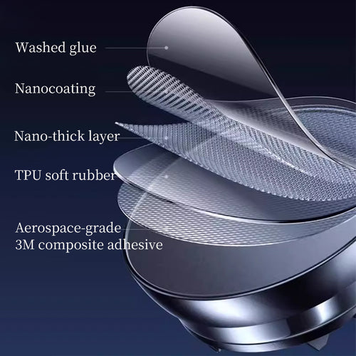 Detail view of Tesla anti-slip phone holder