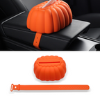 Pumpkin Shaped Silicone Tissue Box for Tesla Model 3 / Y / S / X