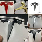 Rear Tesla lettering black ABS emblem for Model 3 / 3 Highland / Y / Y Juniper