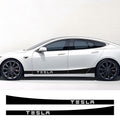 Side skirt stripe decals for Tesla Model 3 Y S and X