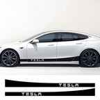 Side skirt stripe decals for Tesla Model 3 Y S and X