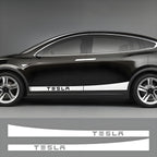 Side skirt stripe decals for Tesla Model 3 Y S and X
