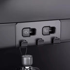 Detail view of Tesla trunk button hook