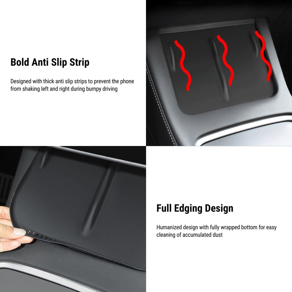 CUTIM Premium Silicone Wireless Charging Pad Anti-Slip Protective Mat for Model 3/Y