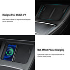 CUTIM Premium Silicone Wireless Charging Pad Anti-Slip Protective Mat for Model 3/Y