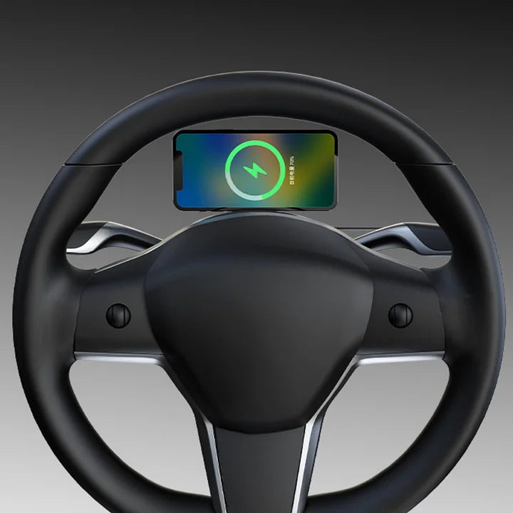 Components of CUTIM Wireless Charging Phone Mount for Tesla